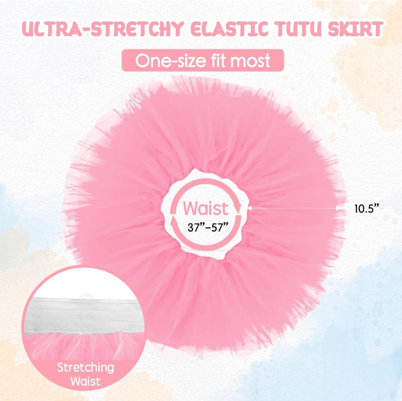 Fynnsure 5 Layers Plus Size Tutu Skirts for Women Extra Large Tulle Skirt 80s Adult Tutu Skirts Tutus Halloween Costumes - Image 4